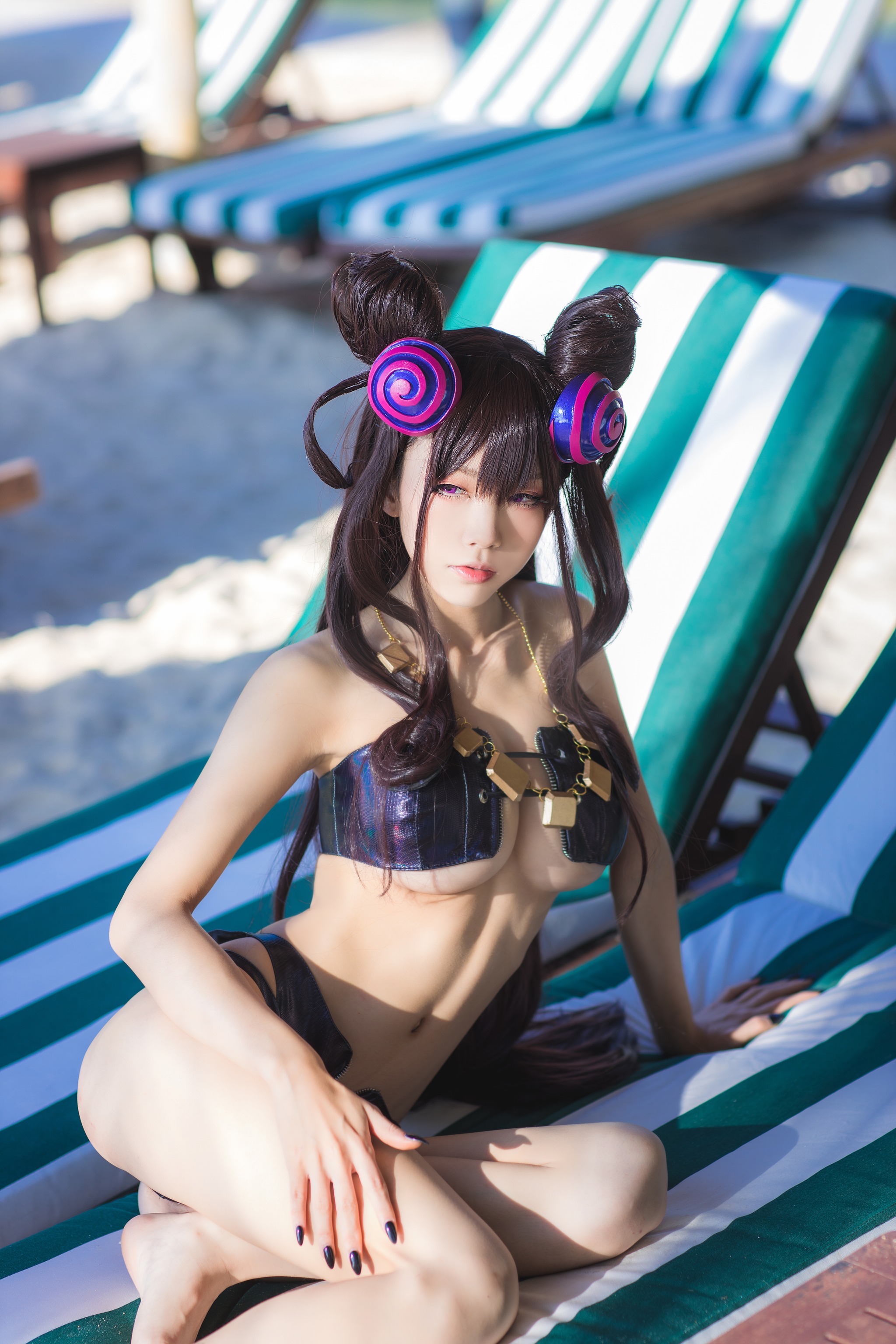 水淼Aqua - NO.042 紫式部水着Ver [41P]-XikXak